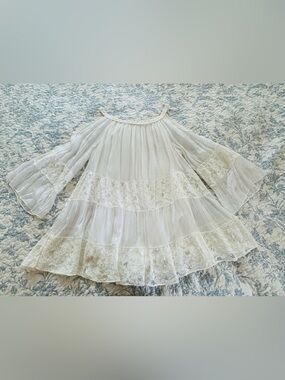Silk & lace blouse by Angela Mara
